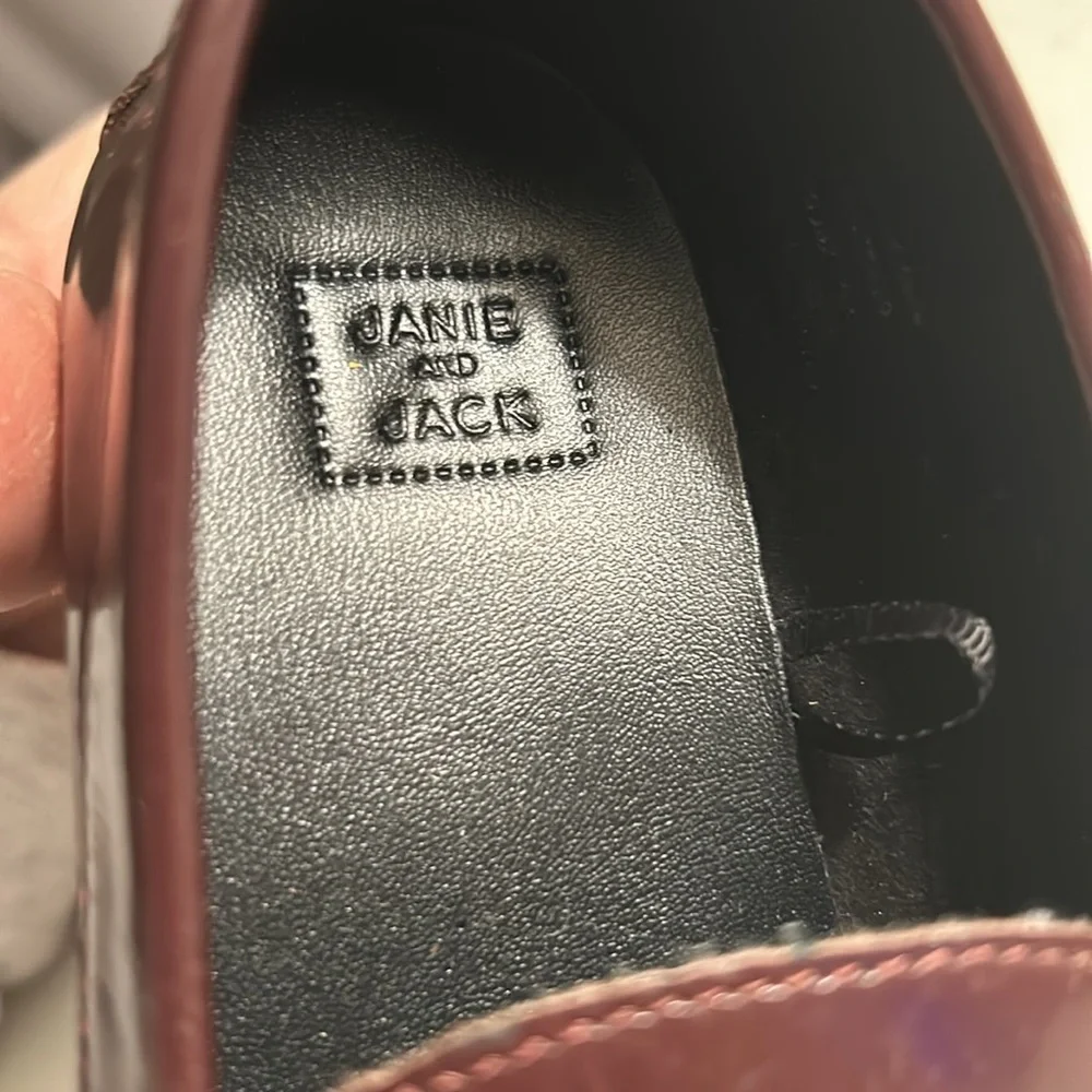 Janie and Jack toddler kids penny loafers Sz 9 - Picture 6 of 12